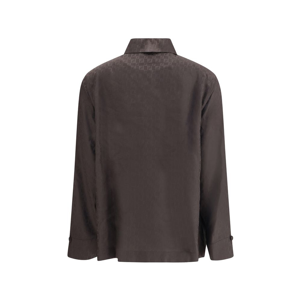 Fendi Silk Jacquard Shirt