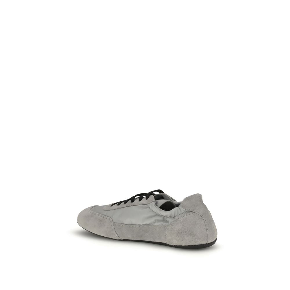 Prada Leather Ballerina Flat x Sneakers