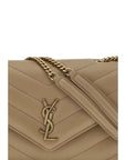 YSL Lou Lou Leather Chevron Quilted Shoulder Bag