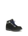 Burberry Black Suede Leather  Combat Boots
