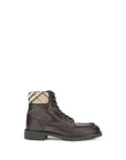 Burberry Rogue Leather Combat Ankle Boots
