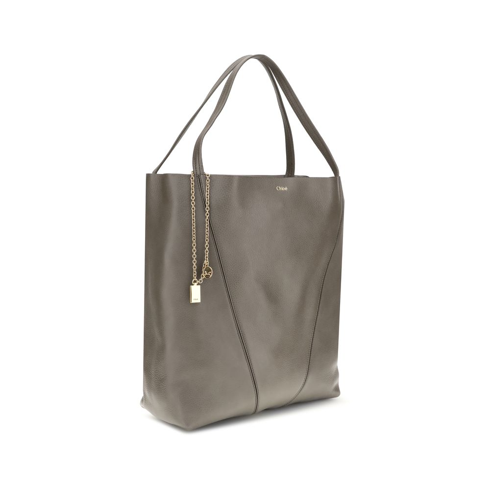 Chloé Spin Large Leather Tote & Shoulder Bag