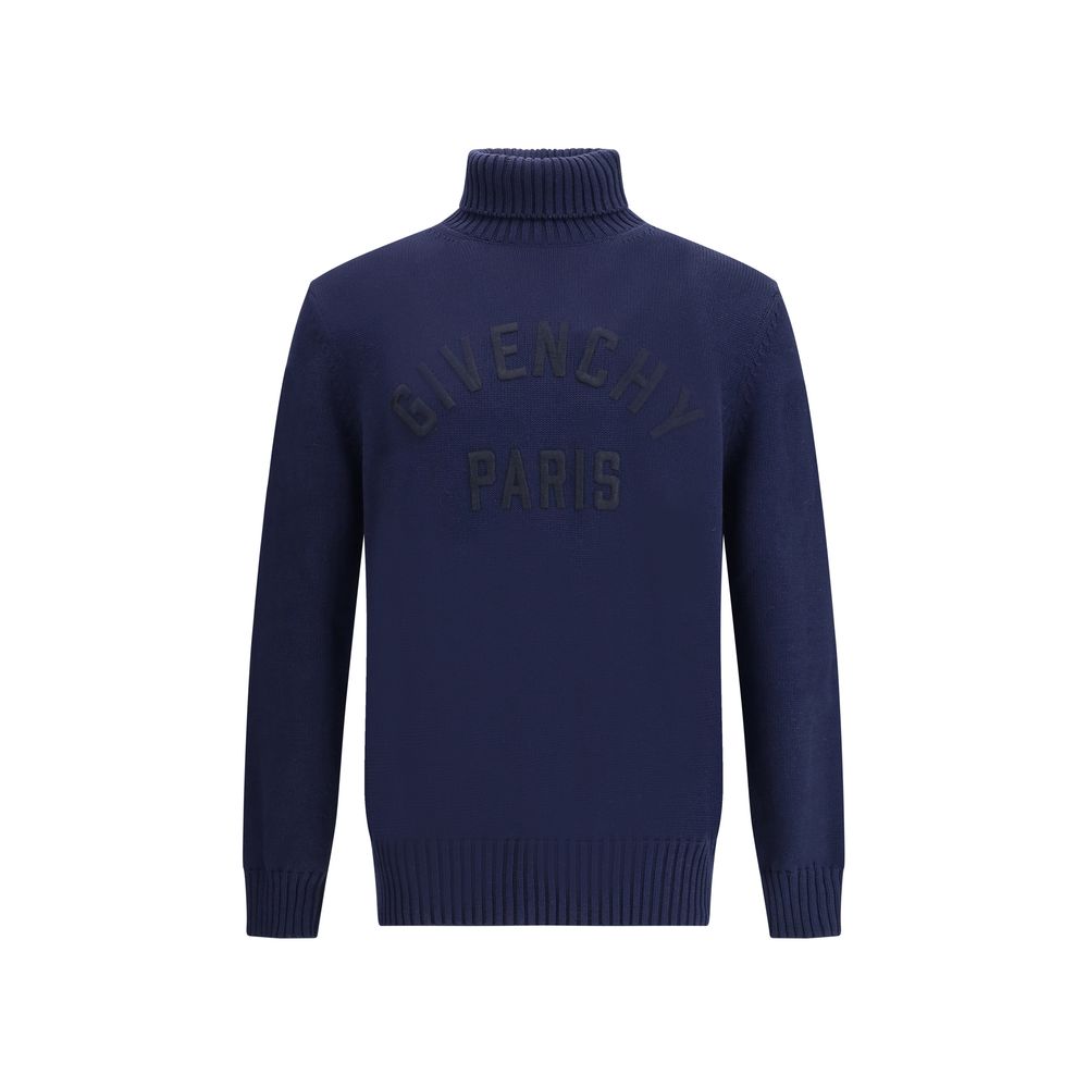 Givenchy Logo turtleneck cotton-rich Sweater