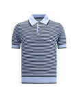 Prada Striped Polo Shirt