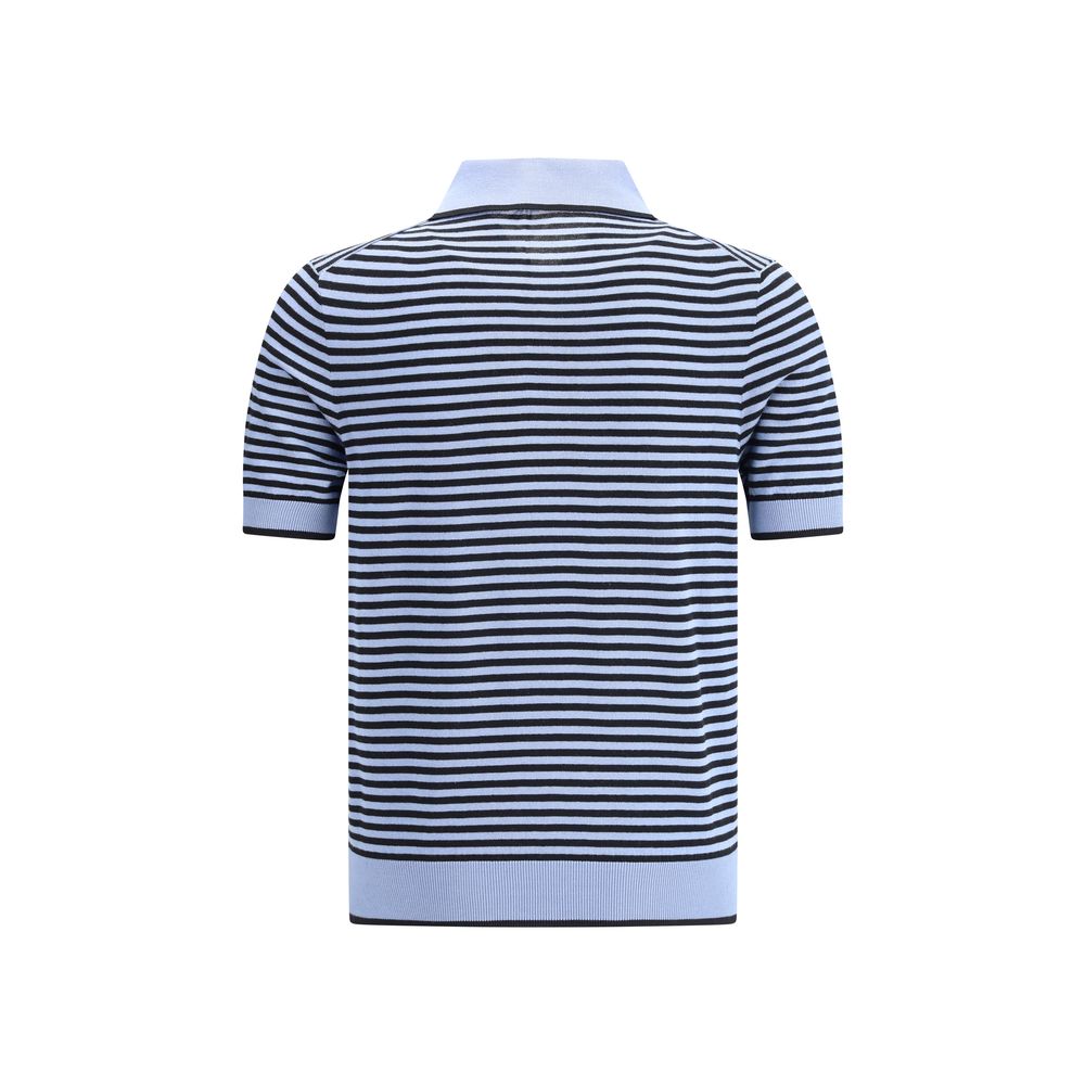 Prada Striped Polo Shirt