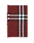 Burberry Checkered Reversible Wool and Silk Scarf