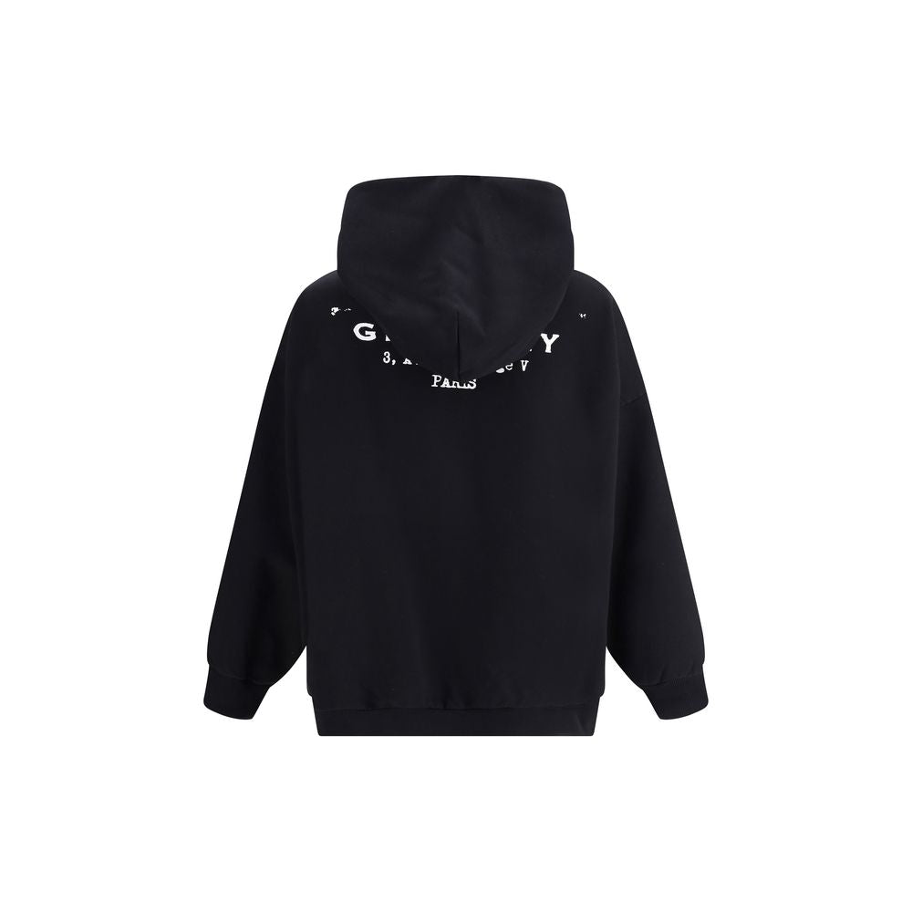 Givenchy Logo Oversize Black Hoodie