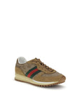 Gucci Leather Low Top Lace-Up Sneakers