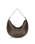 Jacquemus Brown Leather Hobo Ovalo Bag