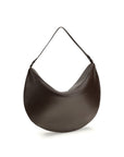 Jacquemus Brown Leather Hobo Ovalo Bag
