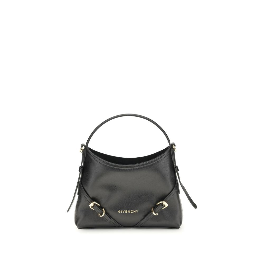 Givenchy Black Leather Voyou Mini Top Handle Shoulder Bag