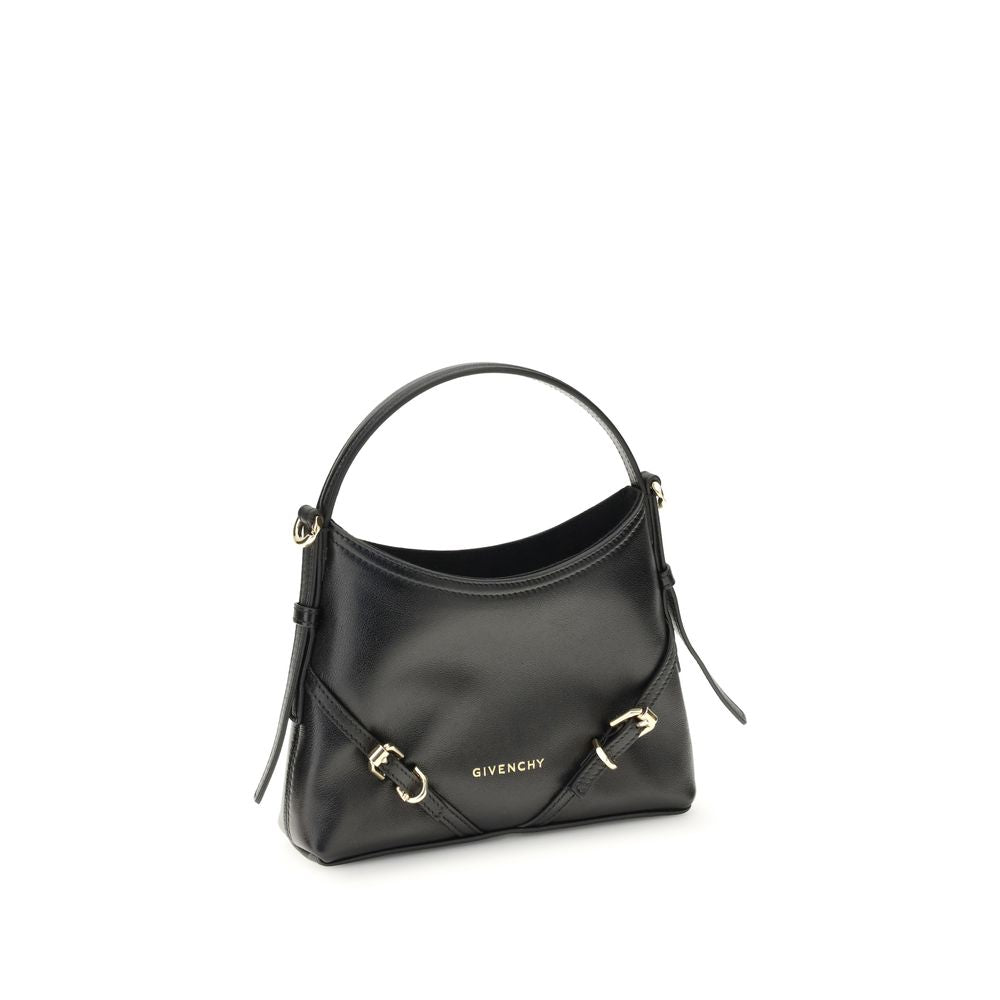 Givenchy Black Leather Voyou Mini Top Handle Shoulder Bag