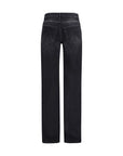 Balenciaga Straight Leg Regular Fit Dark Wash Jeans
