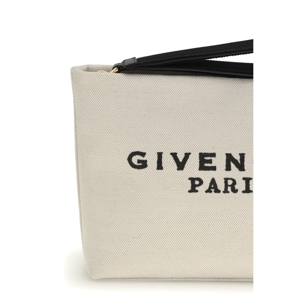 Givenchy Paris Logo Canvas Pochette Clutch