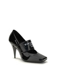 Givenchy Black Leather Mary Jane Heels