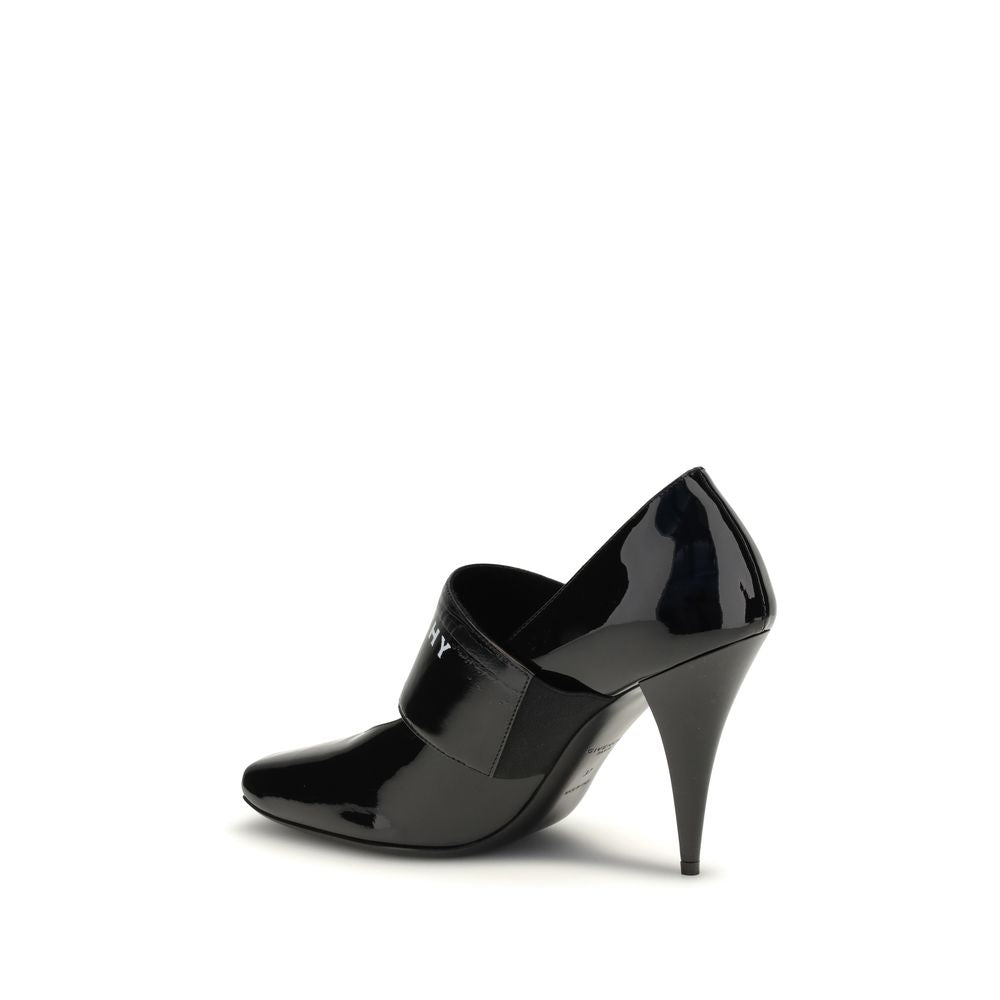 Givenchy Black Leather Mary Jane Heels