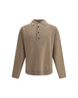 Jacquemus Beige Merino Wool Collar Sweater