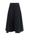 Jacquemus Black A-Line Skirt
