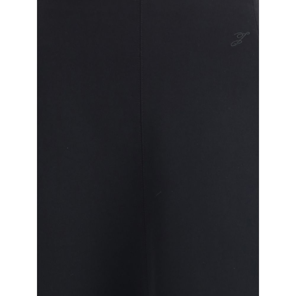 Jacquemus Black A-Line Skirt