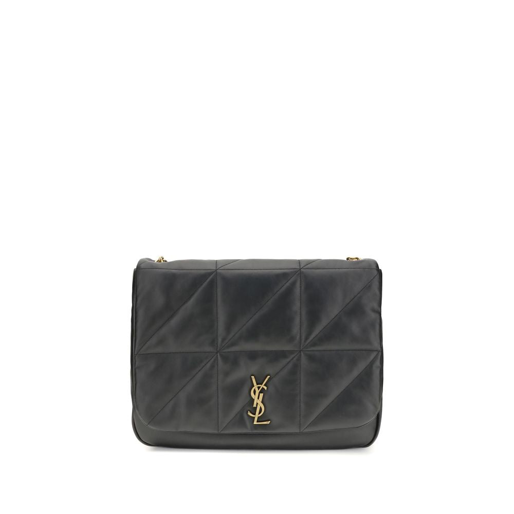 Saint Laurent Large Jamie Black Leather Shoulder Bag