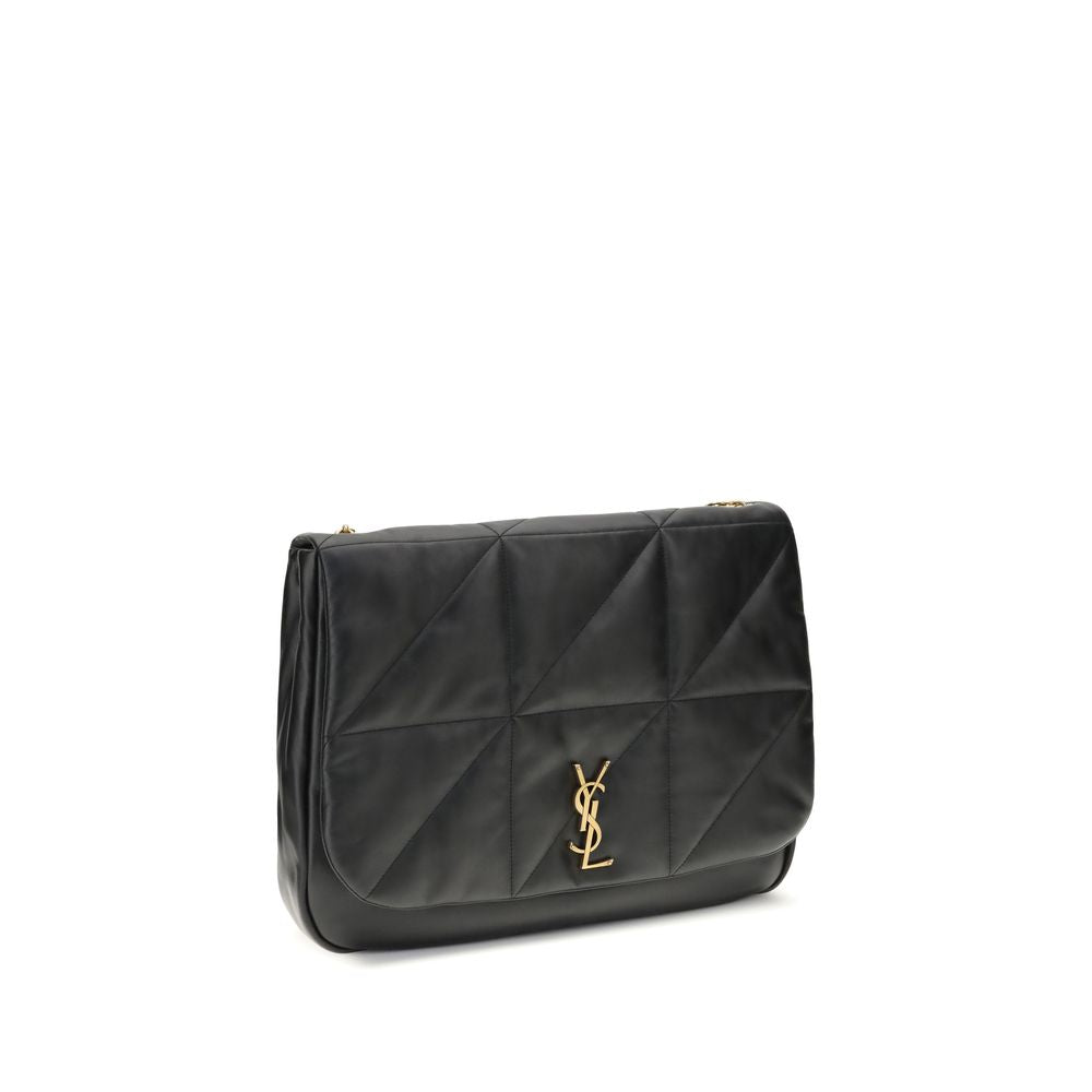 Saint Laurent Large Jamie Black Leather Shoulder Bag