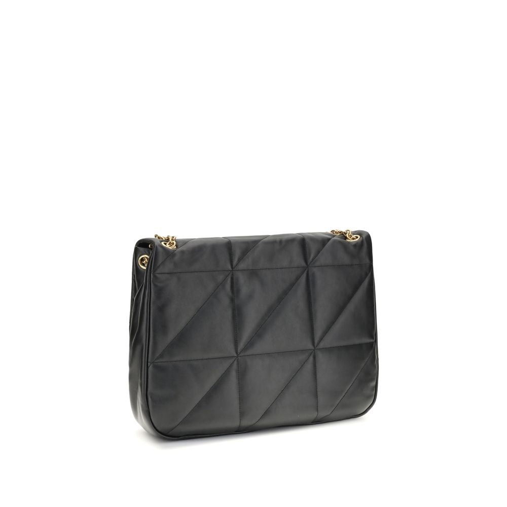 Saint Laurent Large Jamie Black Leather Shoulder Bag