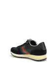 Gucci Leather Low Top Lace-Up Sneakers