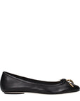 Chloé Black Leather Ballet Flats