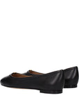Chloé Black Leather Ballet Flats