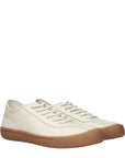 The Row Canvas Low Top Sneakers - Off White