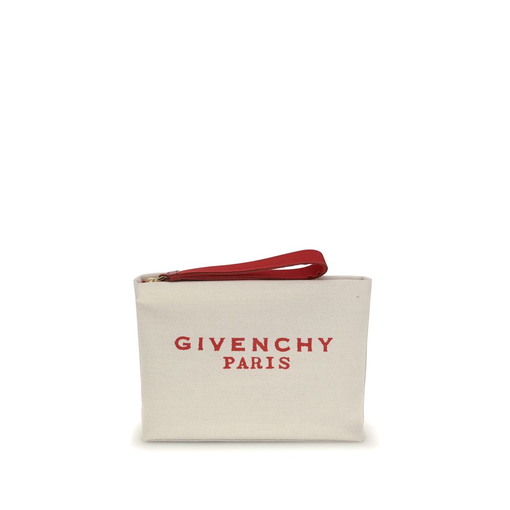 Givenchy Paris Logo Canvas Pochette