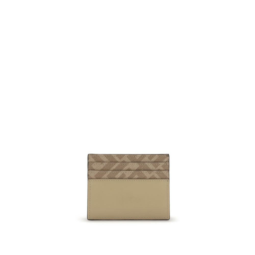 Fendi Monogram Leather Card Holder