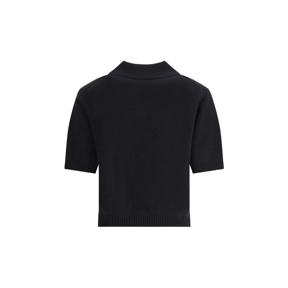 Givenchy Wool-Cashmere Cropped Winter Polo
