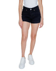 Vero Moda Logo Dark Denim Shorts