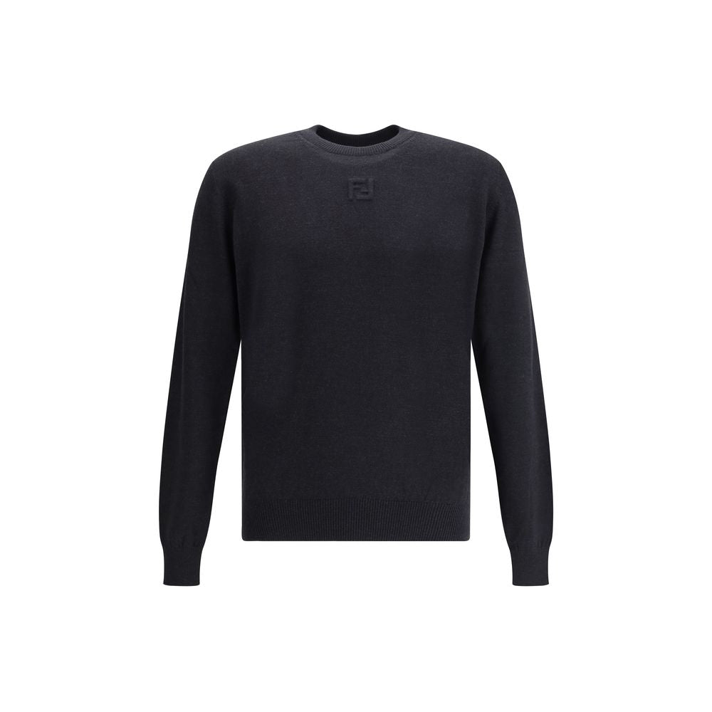 Fendi Black Wool Sweater