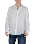 Armani Exchange White Linen Shirt