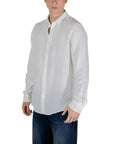 Armani Exchange White Linen Shirt