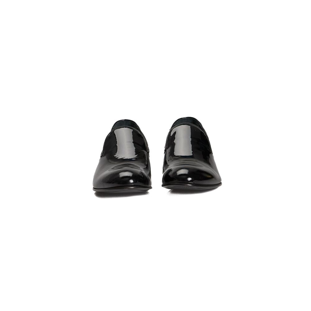 Roberto Pepe Luxury Leather Loafers - Black - Made In Italy