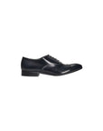 Roberto Pepe Luxury Leather Lace-Up Oxford Shoes - Deepest Blue - Made In Italy