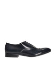 Roberto Pepe Luxury Leather Lace-Up Oxford Shoe - Deepest Blue