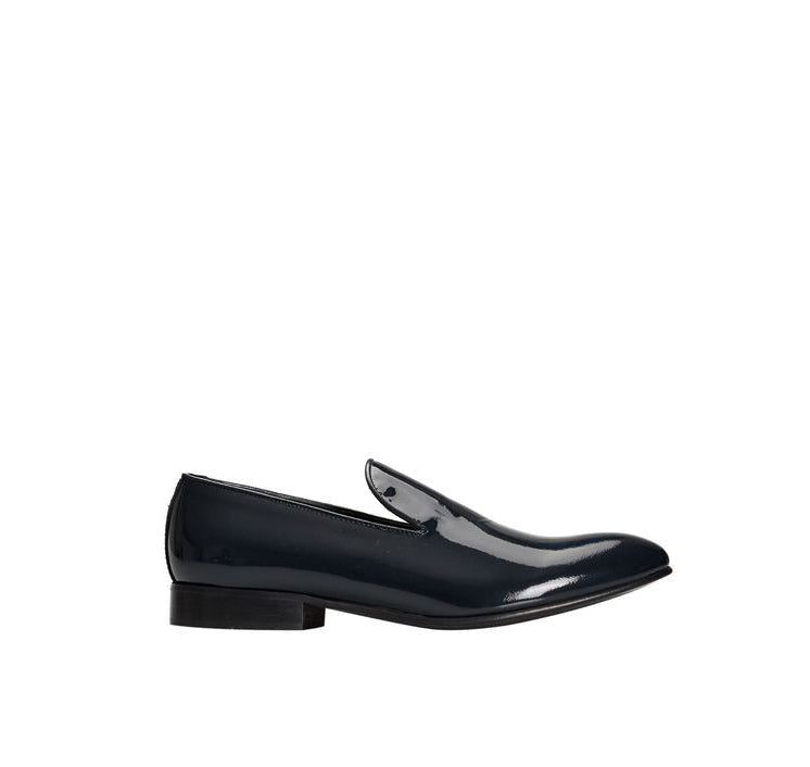Roberto Pepe Luxury Leather Loafers - Deepest Blue