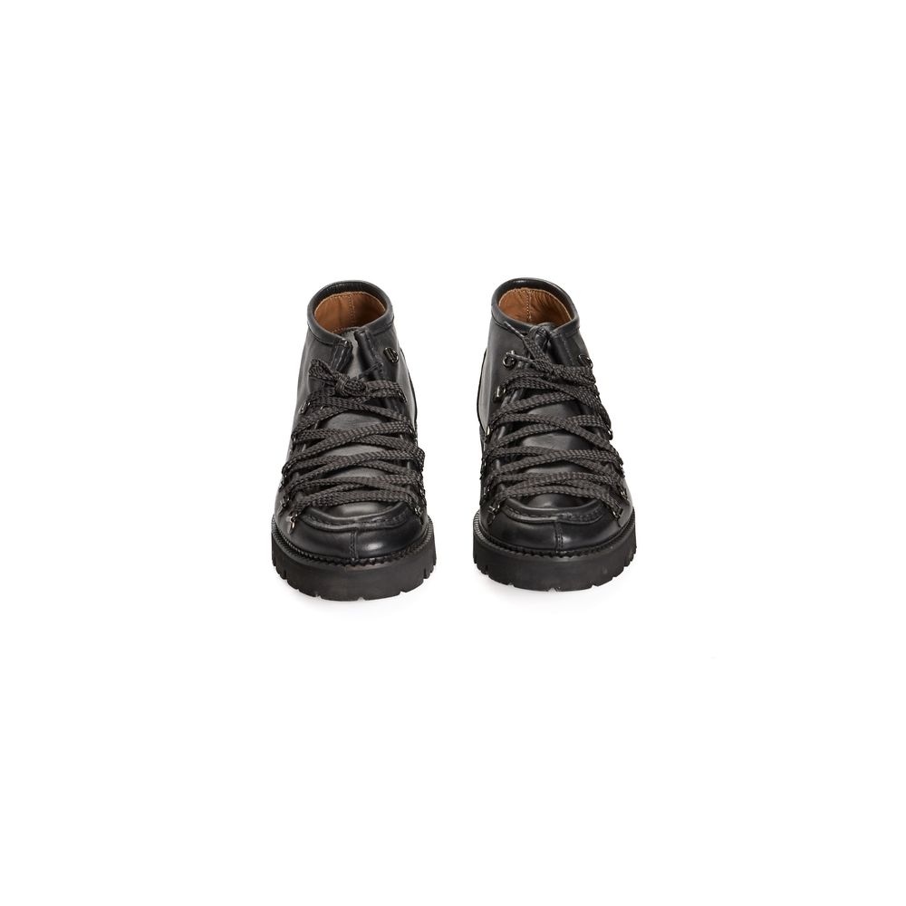 Roberto Pepe Luxury Leather Lace-Up Boots - Made In Italy