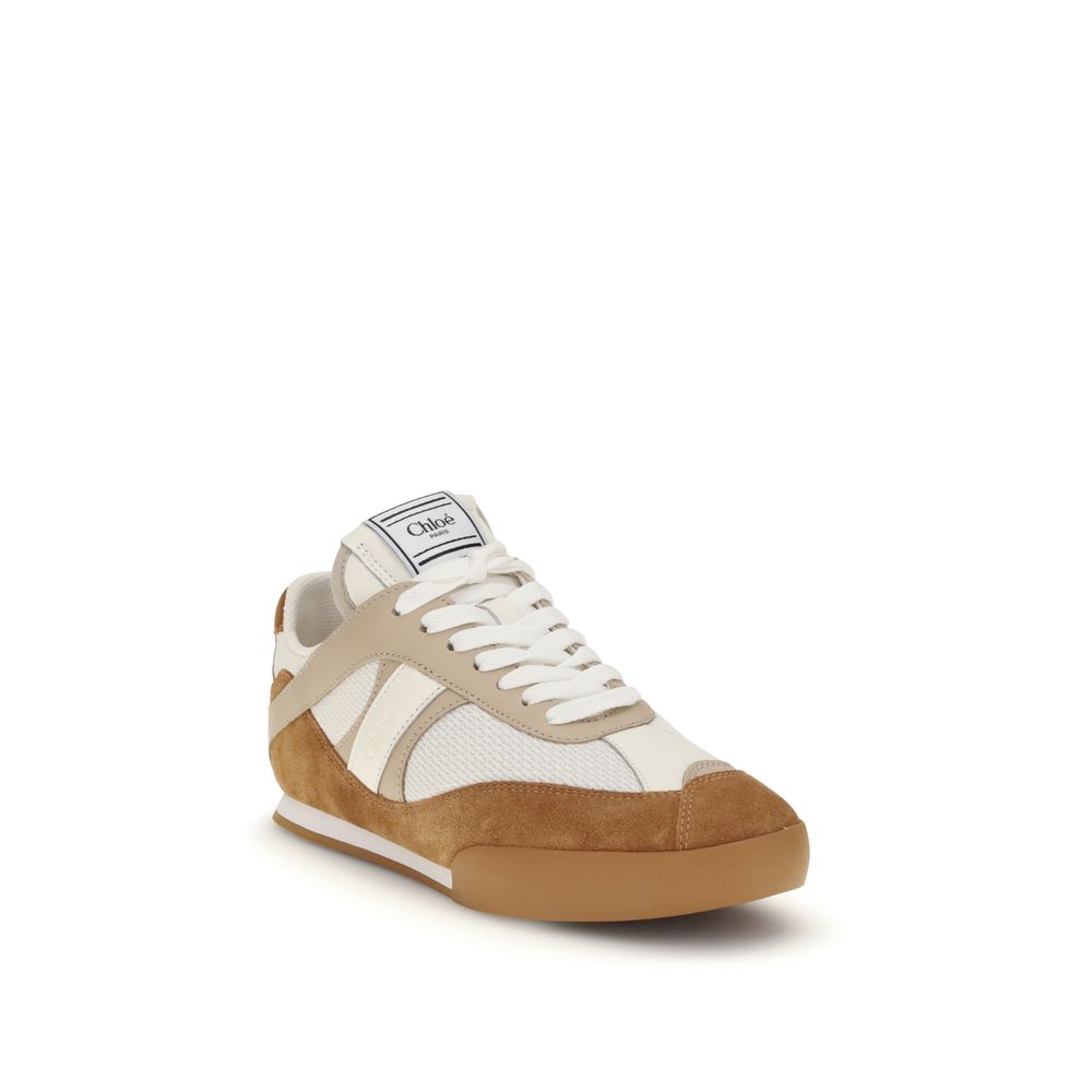 Chloé Kick Leather Low Top Sneakers