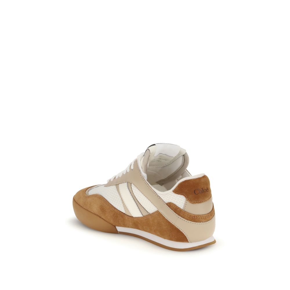 Chloé Kick Leather Low Top Sneakers