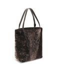 Chloé Spin Shearling Fur Medium Tote & Shoulder Bag