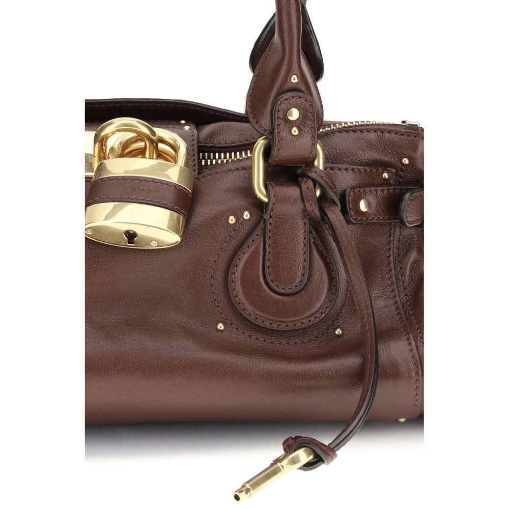 Chloé Bordeaux Paddington Shoulder Bag