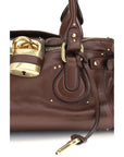 Chloé Bordeaux Paddington Shoulder Bag