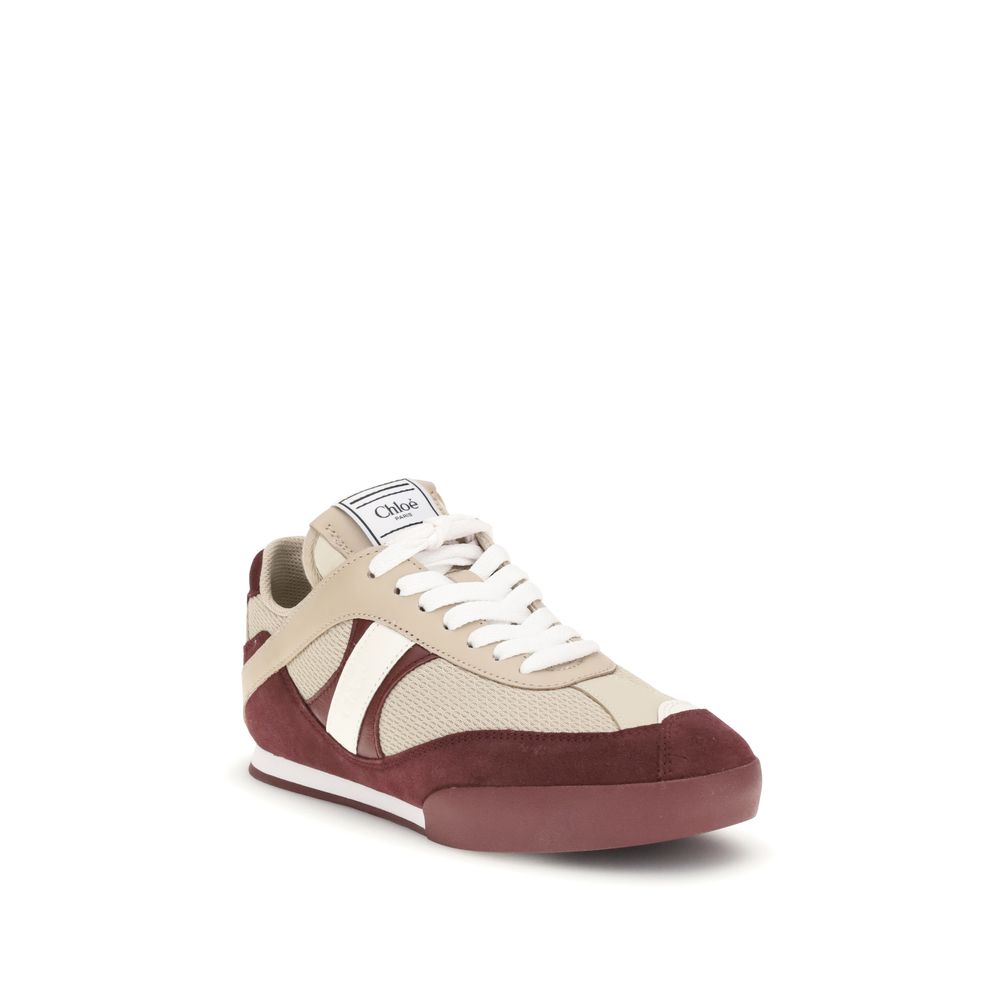 Chloé Kick Leather Low Top Sneakers