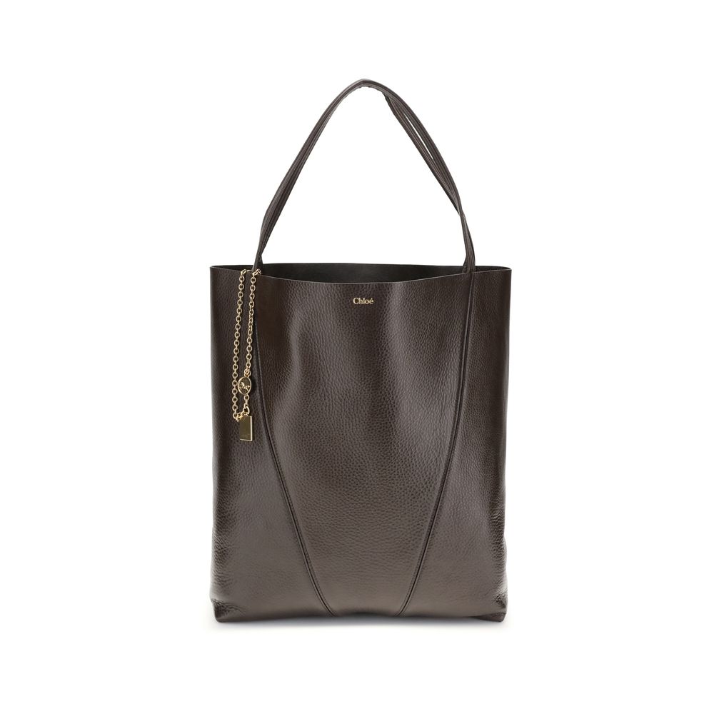 Chloé Spin Large Leather Tote & Shoulder Bag