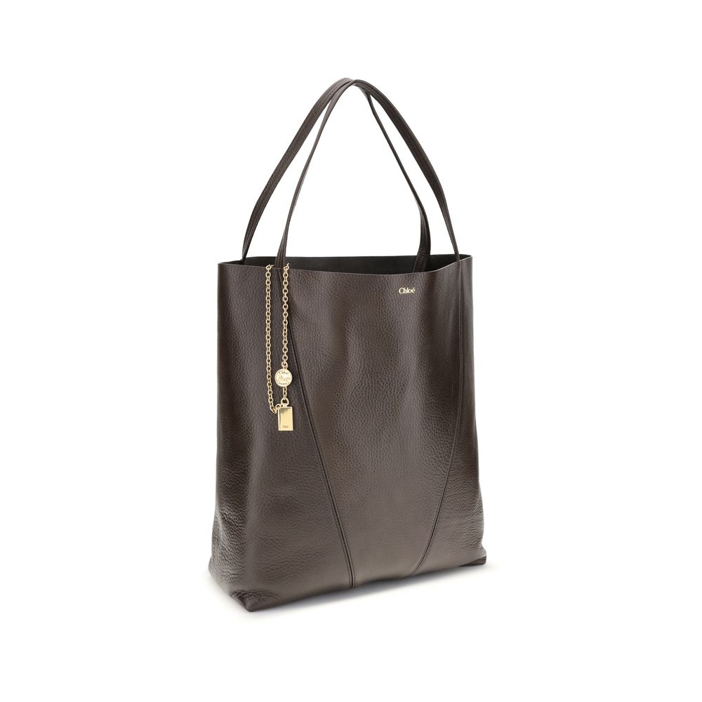 Chloé Spin Large Leather Tote & Shoulder Bag